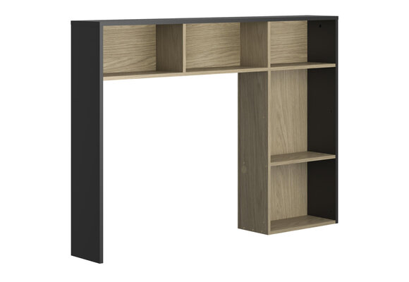 Hoofdbord - voor bed van 90 cm breed - rookwood eiken