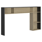 Hoofdbord - voor bed van 140 cm breed - rookwood eiken