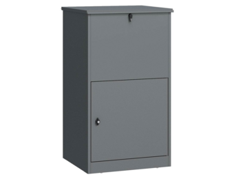 Pakketbrievenbus - 63x55x109 cm - staal - antraciet