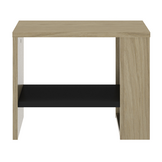 Nachtkastje - NAEL - 44x36x35 cm - rookwood eiken