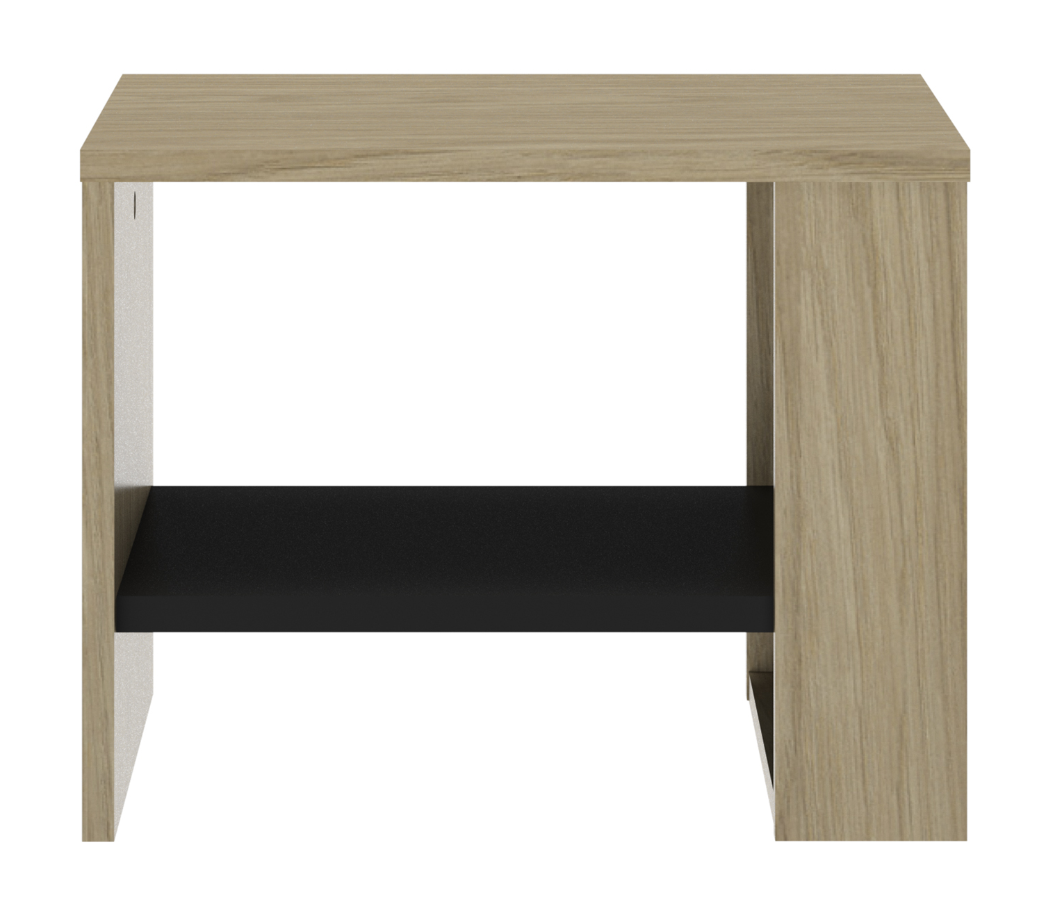 Nachtkastje - NAEL - 44x36x35 cm - rookwood eiken