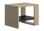 Nachtkastje - NAEL - 44x36x35 cm - rookwood eiken