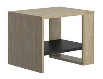 Nachtkastje - NAEL - 44x36x35 cm - rookwood eiken