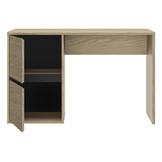 Bureau - NAEL - 120x56x75 cm - 2-deurs - rookwood eiken