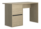 Bureau - NAEL - 120x56x75 cm - 2-deurs - rookwood eiken