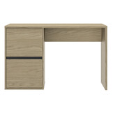 Bureau - NAEL - 120x56x75 cm - 2-deurs - rookwood eiken
