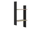 Wandplank - NAEL - 44x22x93 cm - rookwood eiken