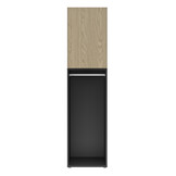 Kledingkast - NAEL - 1 deur - 50x60x200 cm - rookwood eiken