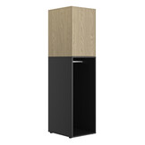 Kledingkast - NAEL - 1 deur - 50x60x200 cm - rookwood eiken