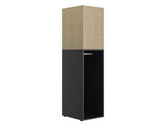 Kledingkast - NAEL - 1 deur - 50x60x200 cm - rookwood eiken