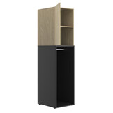 Kledingkast - NAEL - 1 deur - 50x60x200 cm - rookwood eiken