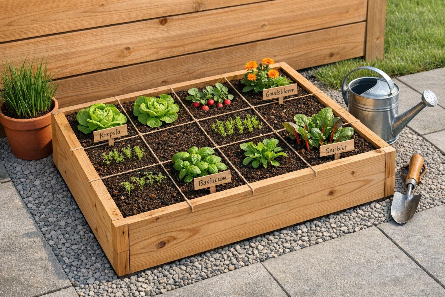 Moestuinbak voor beginners: zo richt je je eerste verhoogde moestuin in