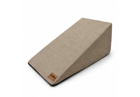 Hondentrap zacht - voor kleine honden - 70x40x30 cm - beige