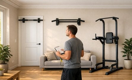 Pull-up bar plaatsen: deurkozijn, muur of vrijstaand  -  wat past bij je woning?