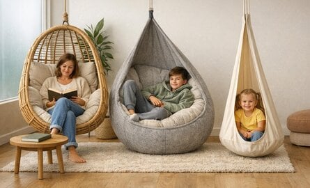 Hangstoel kopen: ei-stoel, cocoon of kinderhangstoel - welke past bij wie?
