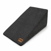 Hondentrap ribstof - kleine honden - 70x40x30 cm - donkergrijs