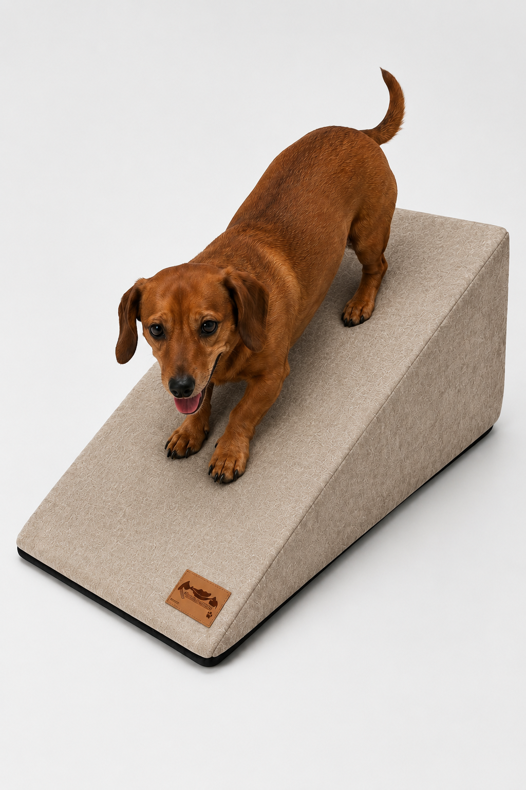 Hondentrap zacht - voor kleine honden - 80x40x40 cm - beige