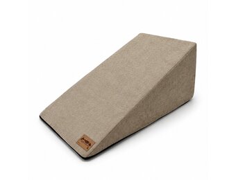 Hondentrap zacht - voor kleine honden - 80x40x40 cm - beige