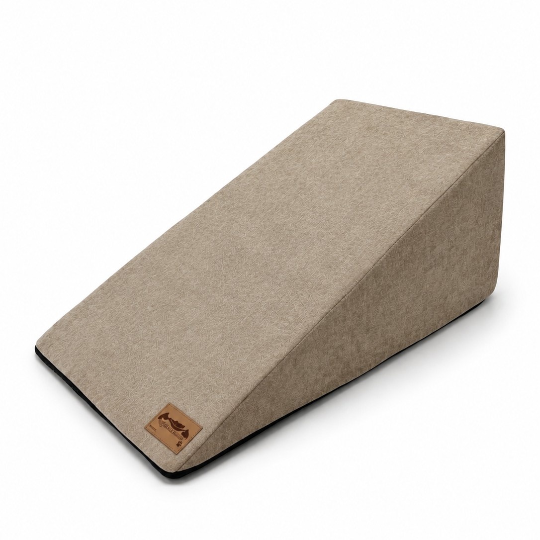 Hondentrap zacht - voor kleine honden - 80x40x40 cm - beige