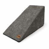 Hondentrap zacht - voor kleine honden - 80x40x40 cm - grijs