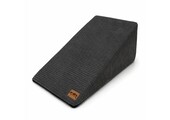Hondentrap ribstof - kleine honden - 80x40x40 cm - donkergrijs