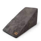 Hondentrap ribstof - kleine honden - 80x40x40 cm - bruin