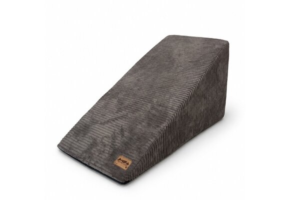 Hondentrap ribstof - kleine honden - 80x40x40 cm - bruin