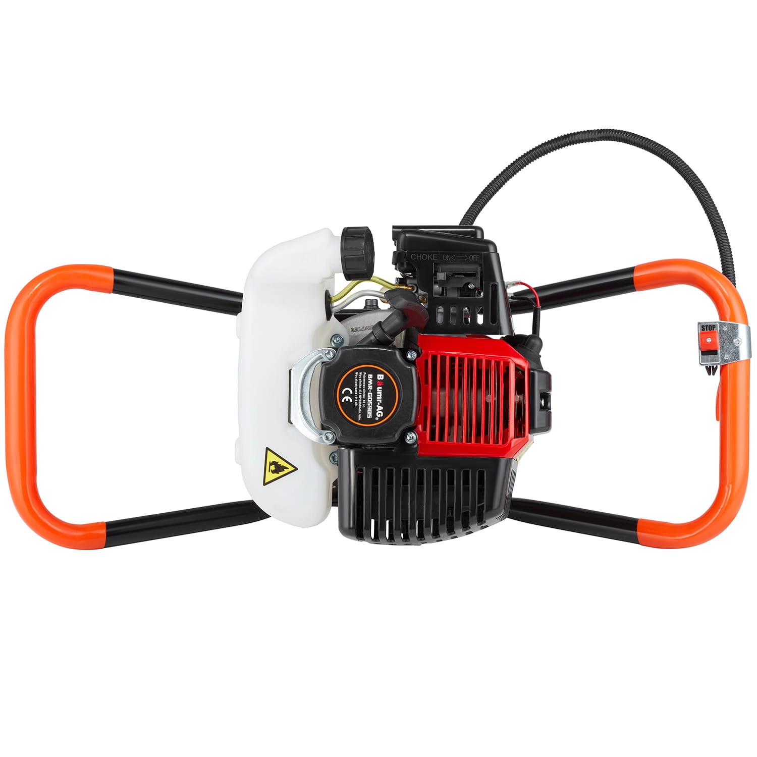 Grondboor - met benzine motor - 5,9 pk - 65 cc - 3 boren