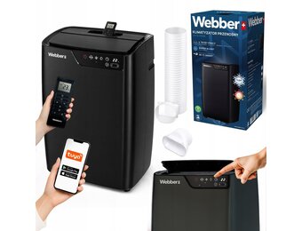 Mobiele airco 12000 BTU - wifi - verwarmen en ontvochtigen