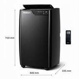 Mobiele airco 12000 BTU - wifi - verwarmen en ontvochtigen