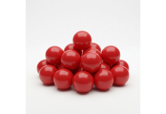 Ballenbak ballen rood (70mm) 100 stuks
