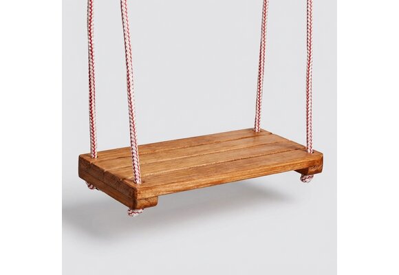Houten schommel - groot - 70x23 cm - gelakt
