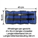 Enkelgewichten - Polsgewichten - 5 kg (2x2,5 kg) - blauw