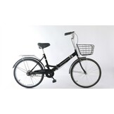 Vouwfiets 24 inch - zwart - zonder versnellingen