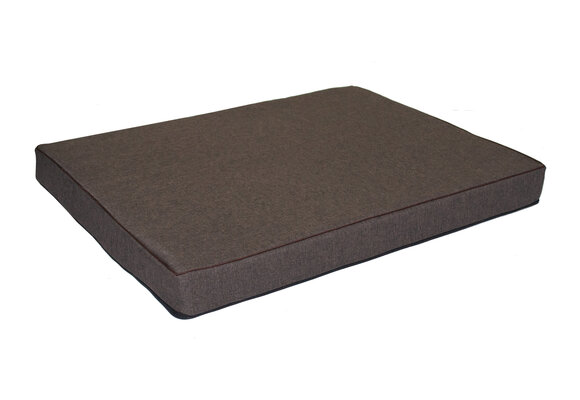 Hondenkussen - maat M - 50x60x8cm - wasbaar - donkerbruin