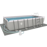 Opzetzwembad - 549 x 305 x 122 cm - Avenli - complete set