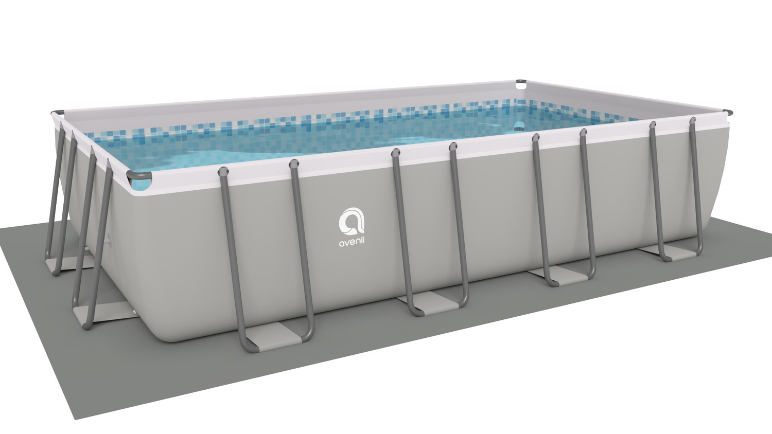 Opzetzwembad - 549 x 305 x 122 cm - Avenli - complete set