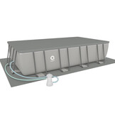 Opzetzwembad - 549 x 305 x 122 cm - Avenli - complete set