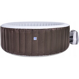 Opblaasbare spa Nice - 6 personen - 204x70 cm - rotanlook