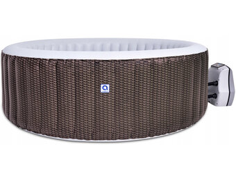 Opblaasbare spa Nice - 6 personen - 204x70 cm - rotanlook
