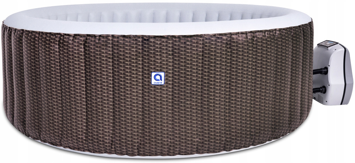 Opblaasbare spa Nice - 6 personen - 204x70 cm - rotanlook