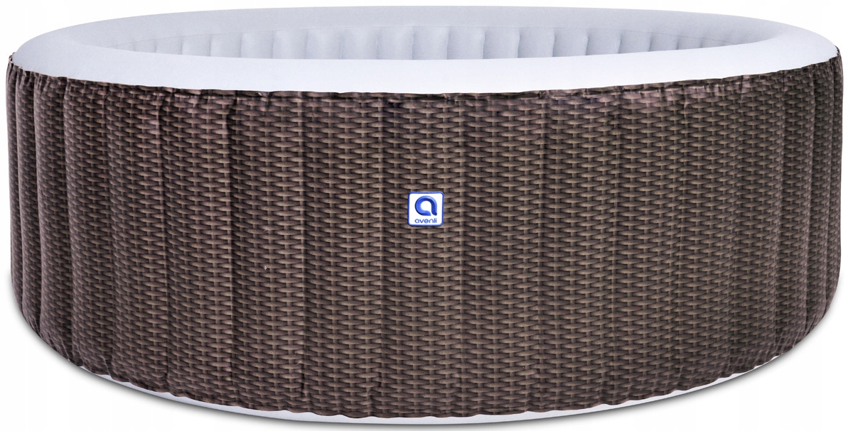 Opblaasbare spa Nice - 6 personen - 204x70 cm - rotanlook