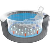 Opblaasbare spa Venice - 6 personen - 204x70 cm - Avenli