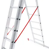 Vouwladder 3x7 treden - werkhoogte 5,30 m - Faraone