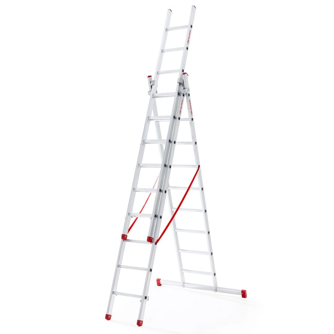 Vouwladder 3x 11 - werkhoogte 7,59 m - Faraone