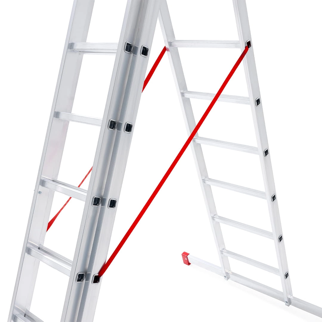 Vouwladder 3x 11 - werkhoogte 7,59 m - Faraone