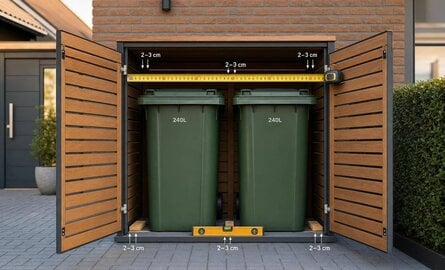 Container ombouw voor 2 kliko's: welke maat past en waar let je op?
