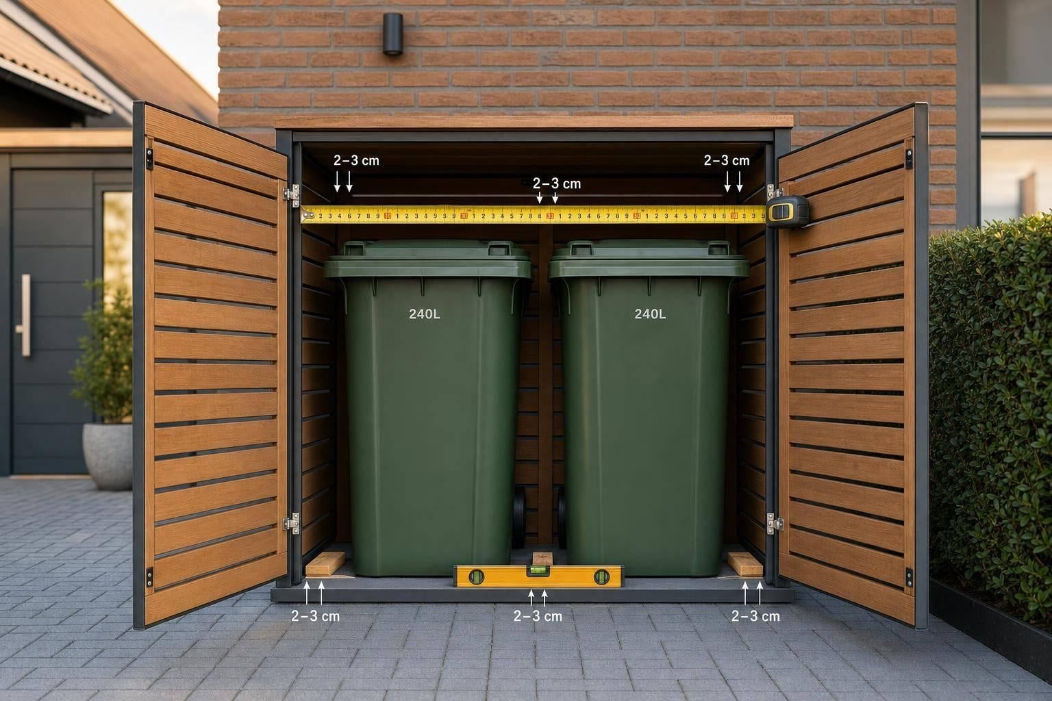 Container ombouw voor 2 kliko's: welke maat past en waar let je op?
