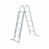 Opzet zwembad - rond 549x132 cm - grijs steen look