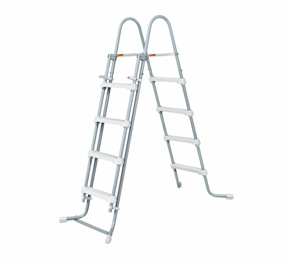 Opzet zwembad - rond 549x132 cm - grijs steen look